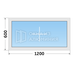 Квартирное раздвижное остекление из алюминиевого профиля AL-297