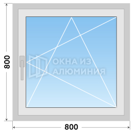 Остекление алюминиевое под ключ AL-612